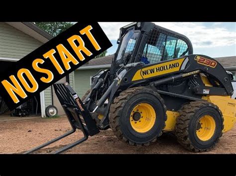 skid steer won't start in cold|skid steer won't start.